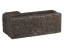 Камень облицовочный колотый СКЦ-2Л-9У угловой 380х120(190)х140 мм черный ##3