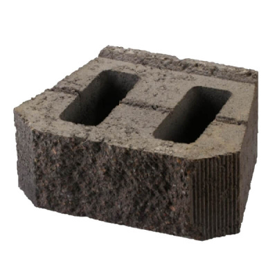 Подпорный камень колотый 395х270х152 (167) мм черный #4