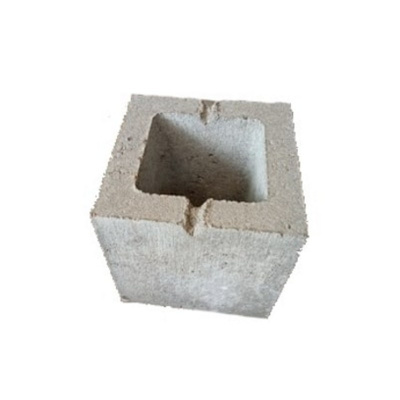 Камень бетонный стеновой СКЦ 1Р-1СП вентиляционный одноканальный 190х190х188 мм #4
