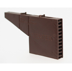 Вентиляционно-осушающая коробочка VENTEK универсальный формат, темно-коричневая