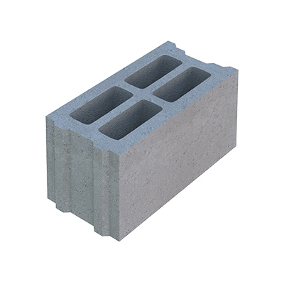 Камень перегородочный СКЦ 1Р-1пг 390х190х188 мм бетонный #7