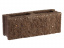 Камень облицовочный колотый СКЦ 2Л-9Р рядовой 380х120х140 мм темно-коричневый ##4