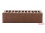 Кирпич лицевой керамический ЛСР пустотелый темно-коричневый гладкий М175 250x120x65 мм ##9