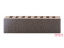 Кирпич клинкерный облицовочный пустотелый ЛСР Эльфюс серебристый гладкий 250х85х65 мм ##25